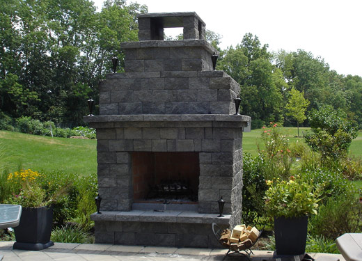 Outdoor Fireplace Masonry Work