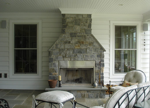 Outdoor Fireplace Masonry Work